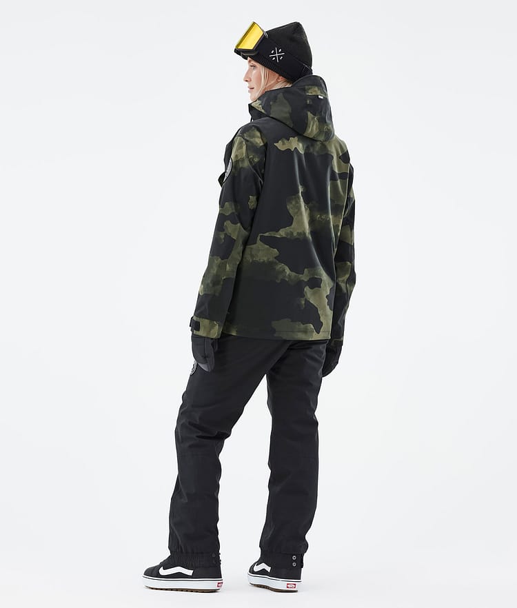 Dope Blizzard W 22 Lumilautailutakki Naiset Green Camo, Image 5 of 9