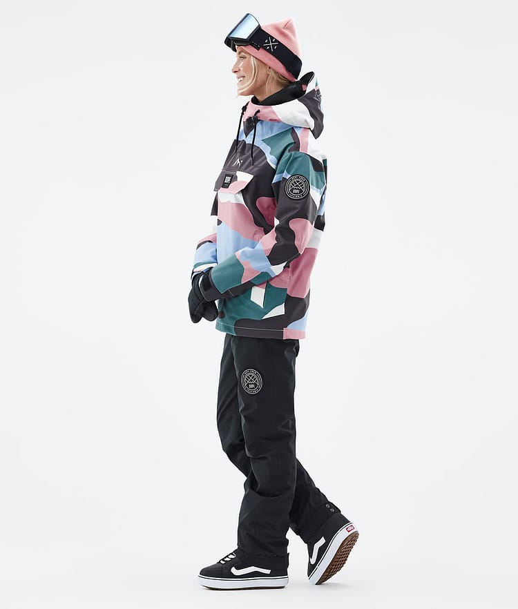 Dope Blizzard W 22 Lumilautailutakki Naiset Shards Light Blue Muted Pink, Image 4 of 9