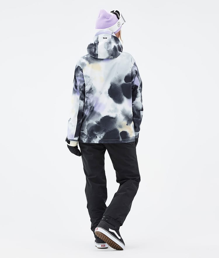 Dope Blizzard W 22 Lumilautailutakki Naiset Tiedye Black Purple, Image 5 of 9