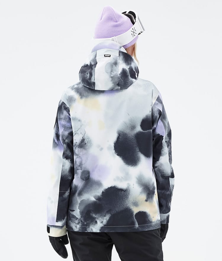 Dope Blizzard W 22 Lumilautailutakki Naiset Tiedye Black Purple, Image 7 of 9