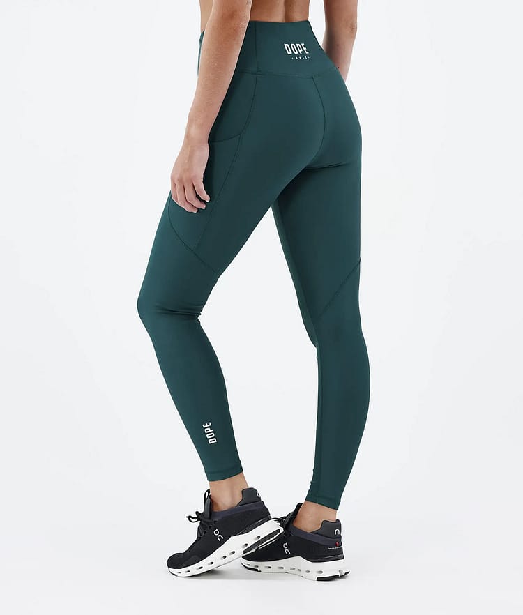 Dope Lofty Tech Leggingsit Naiset Bottle Green, Kuva 2 / 8