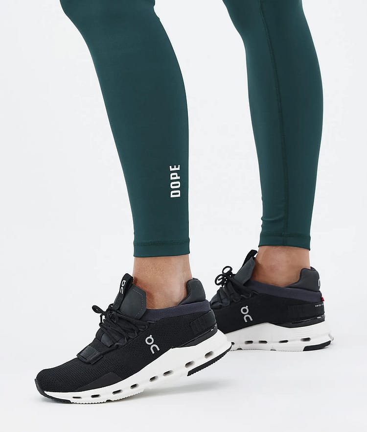 Dope Lofty Tech Leggingsit Naiset Bottle Green, Kuva 8 / 8