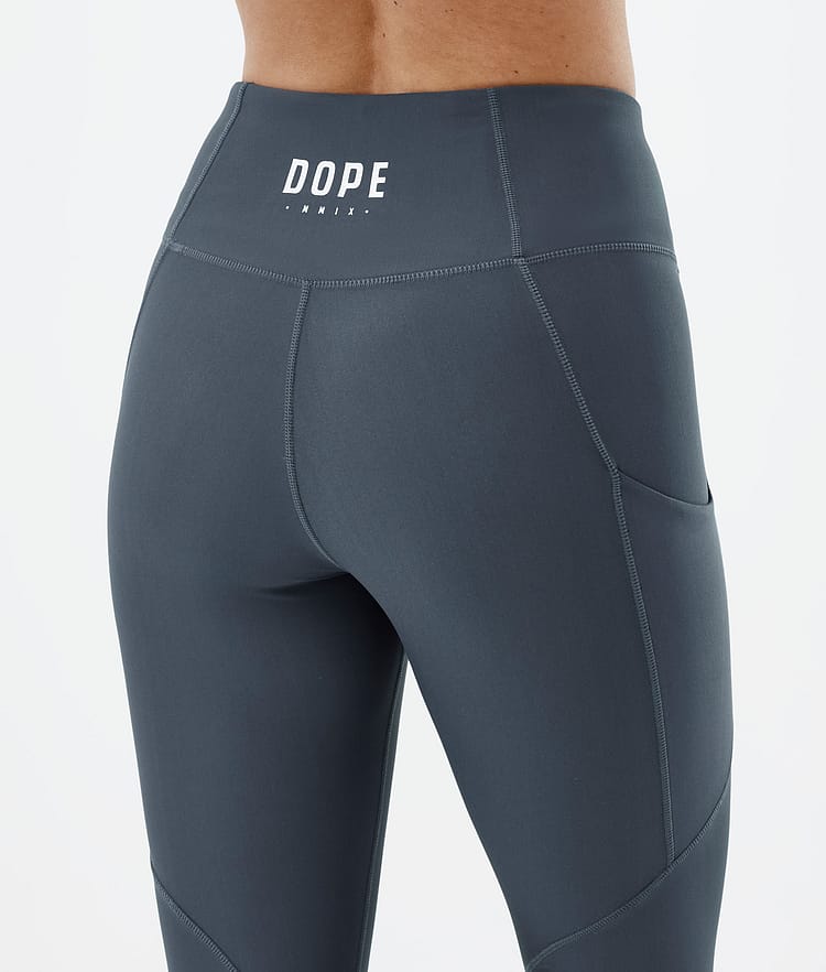 Dope Lofty Tech Leggingsit Naiset Metal Blue, Kuva 7 / 8