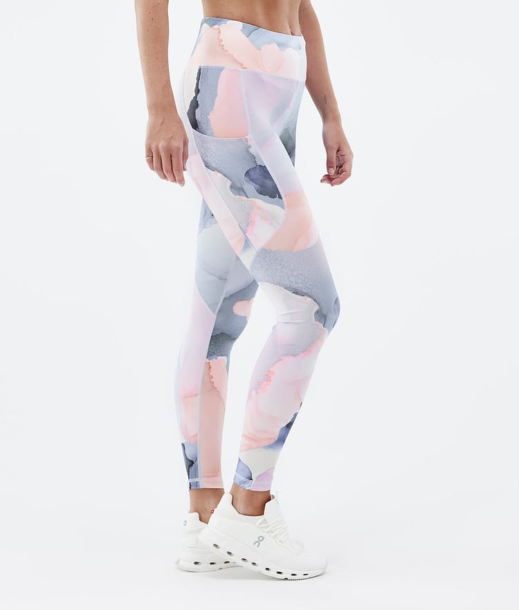 Dope Lofty Tech Leggingsit Naiset Blot Peach