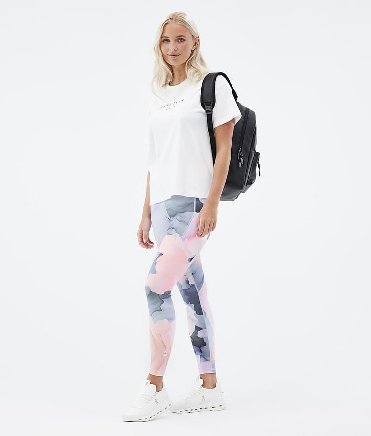 Dope Lofty Tech Leggingsit Naiset Blot Peach, Kuva 3 / 8