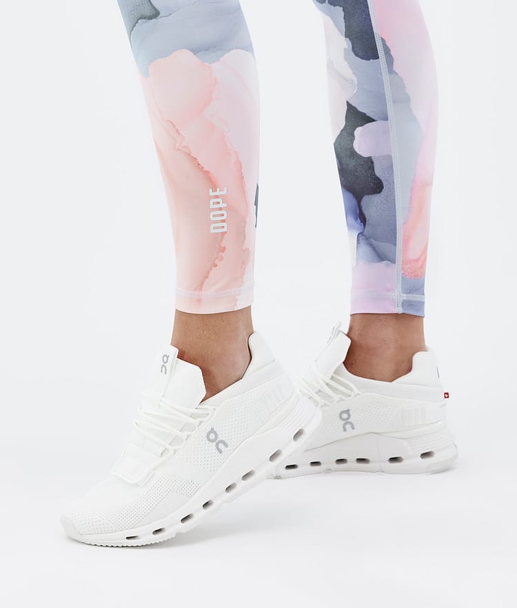 Dope Lofty Tech Leggingsit Naiset Blot Peach