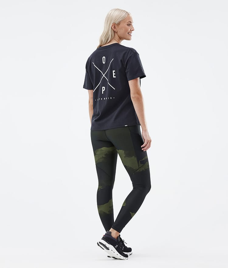 Dope Lofty Tech Leggingsit Naiset Green Camo, Kuva 4 / 8