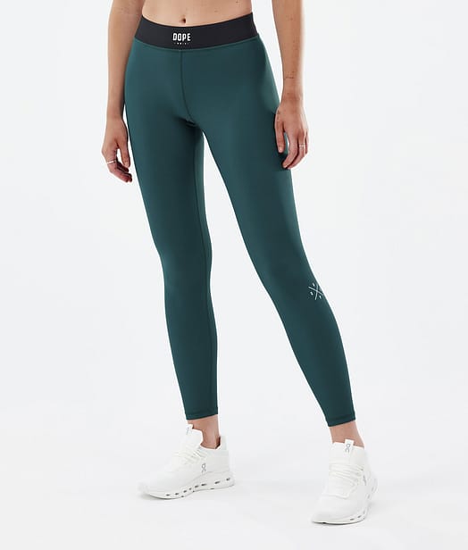 Dope Razor Leggingsit Naiset Bottle Green