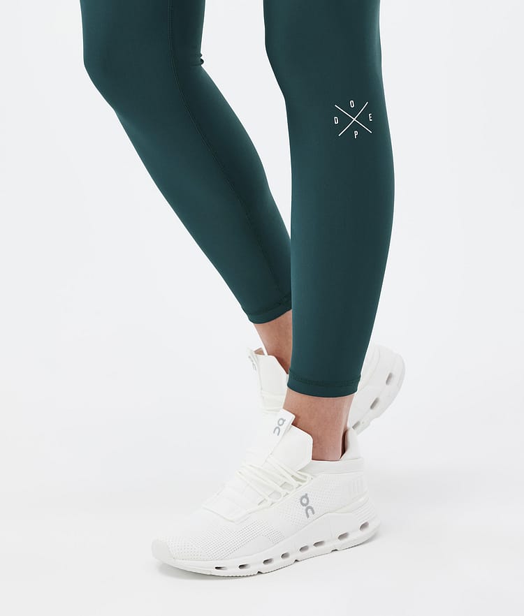 Dope Razor Leggingsit Naiset Bottle Green, Kuva 7 / 7