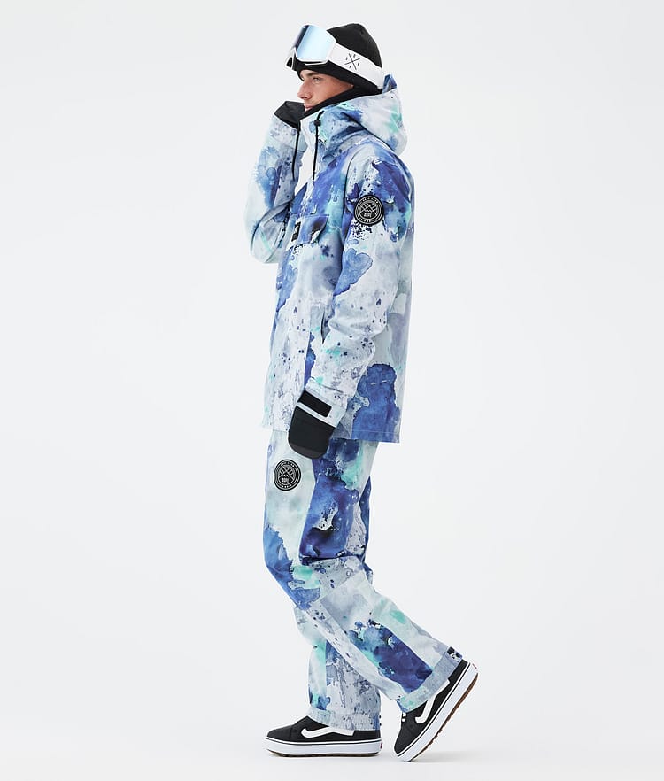 Dope Blizzard Lumilautailutakki Miehet Spray Blue Green, Image 3 of 8