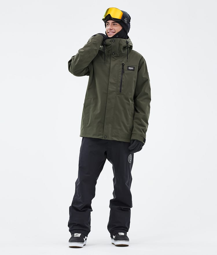 Dope Blizzard Full Zip 24 Lumilautailutakki Miehet Olive Green, Kuva 2 / 9