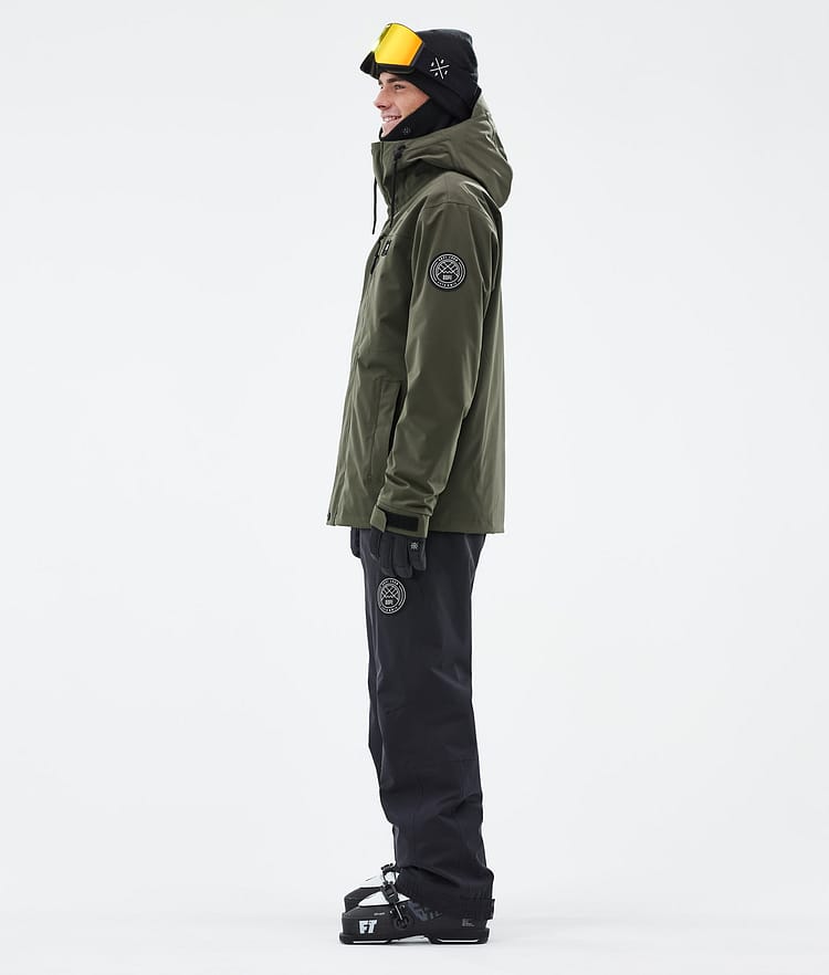 Dope Blizzard Full Zip 24 Laskettelutakki Miehet Olive Green, Kuva 3 / 9