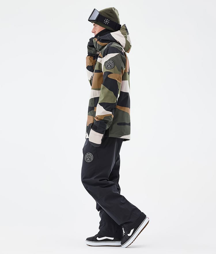 Dope Blizzard Full Zip Lumilautailutakki Miehet Shards Gold Green, Image 3 of 9