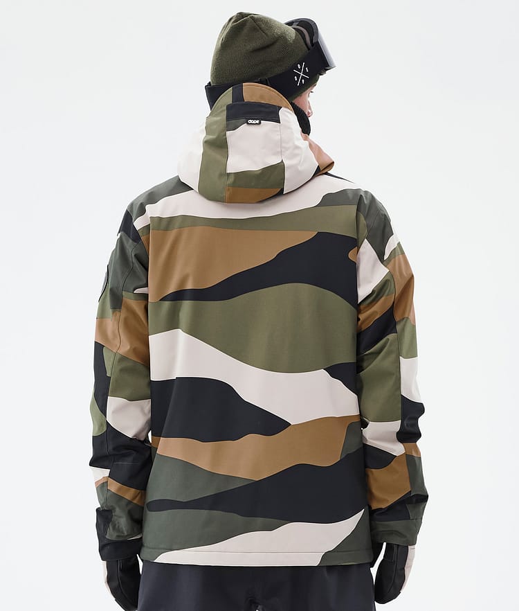 Dope Blizzard Full Zip Lumilautailutakki Miehet Shards Gold Green, Image 6 of 9