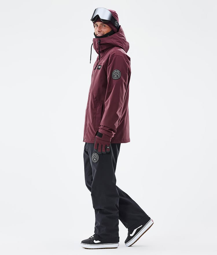 Dope Blizzard Full Zip Lumilautailutakki Miehet Burgundy