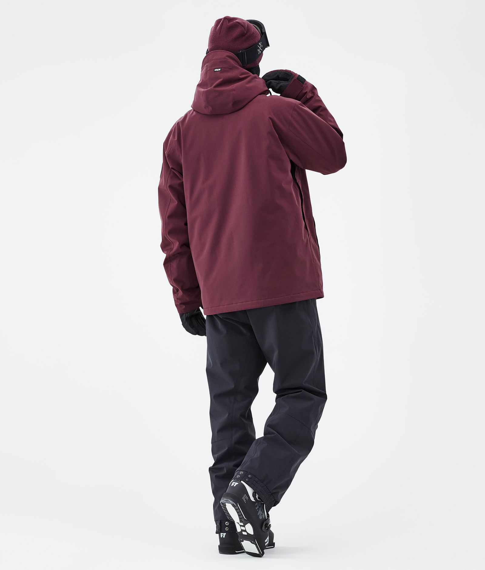 Dope Blizzard Full Zip Laskettelutakki Miehet Burgundy, Kuva 4 / 9