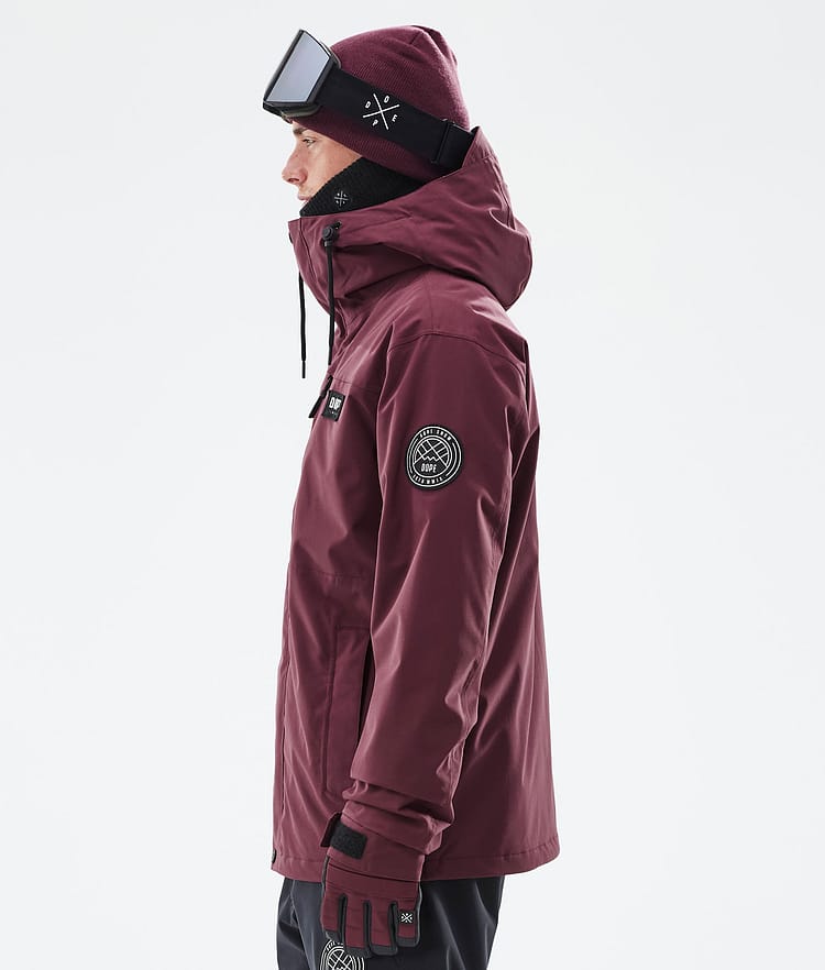 Dope Blizzard Full Zip Laskettelutakki Miehet Burgundy, Kuva 6 / 9