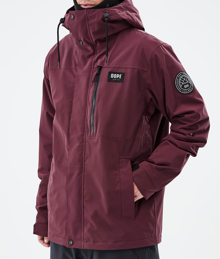 Dope Blizzard Full Zip Lumilautailutakki Miehet Burgundy