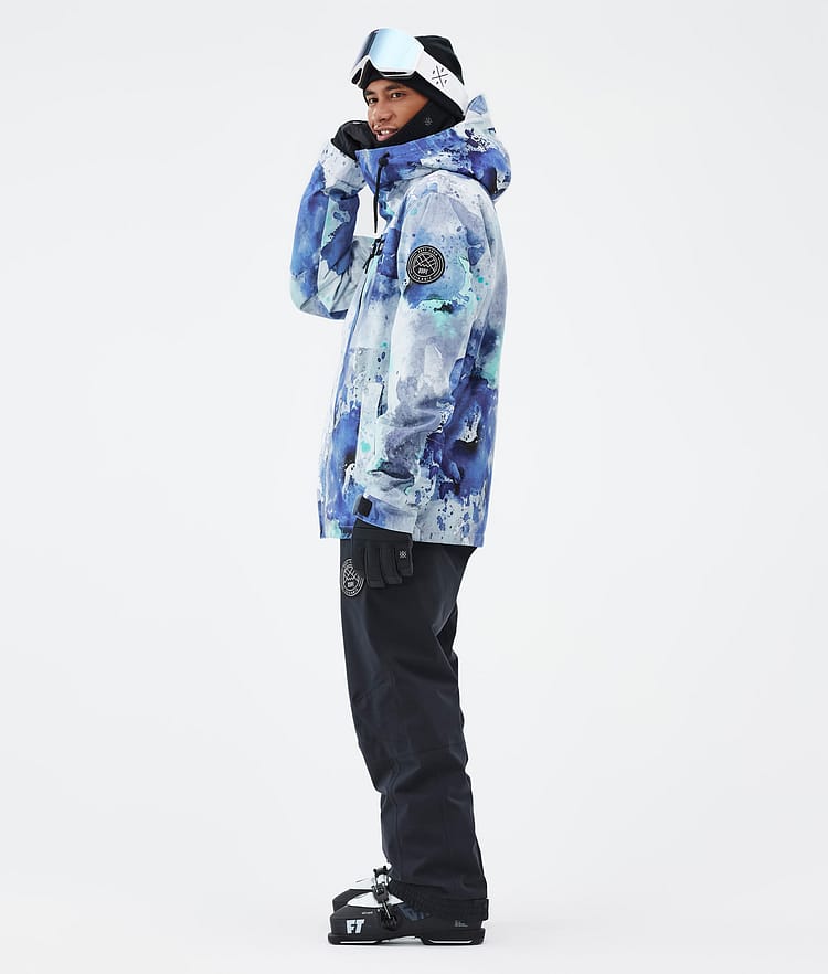Dope Blizzard Full Zip Laskettelutakki Miehet Spray Blue Green, Kuva 3 / 9
