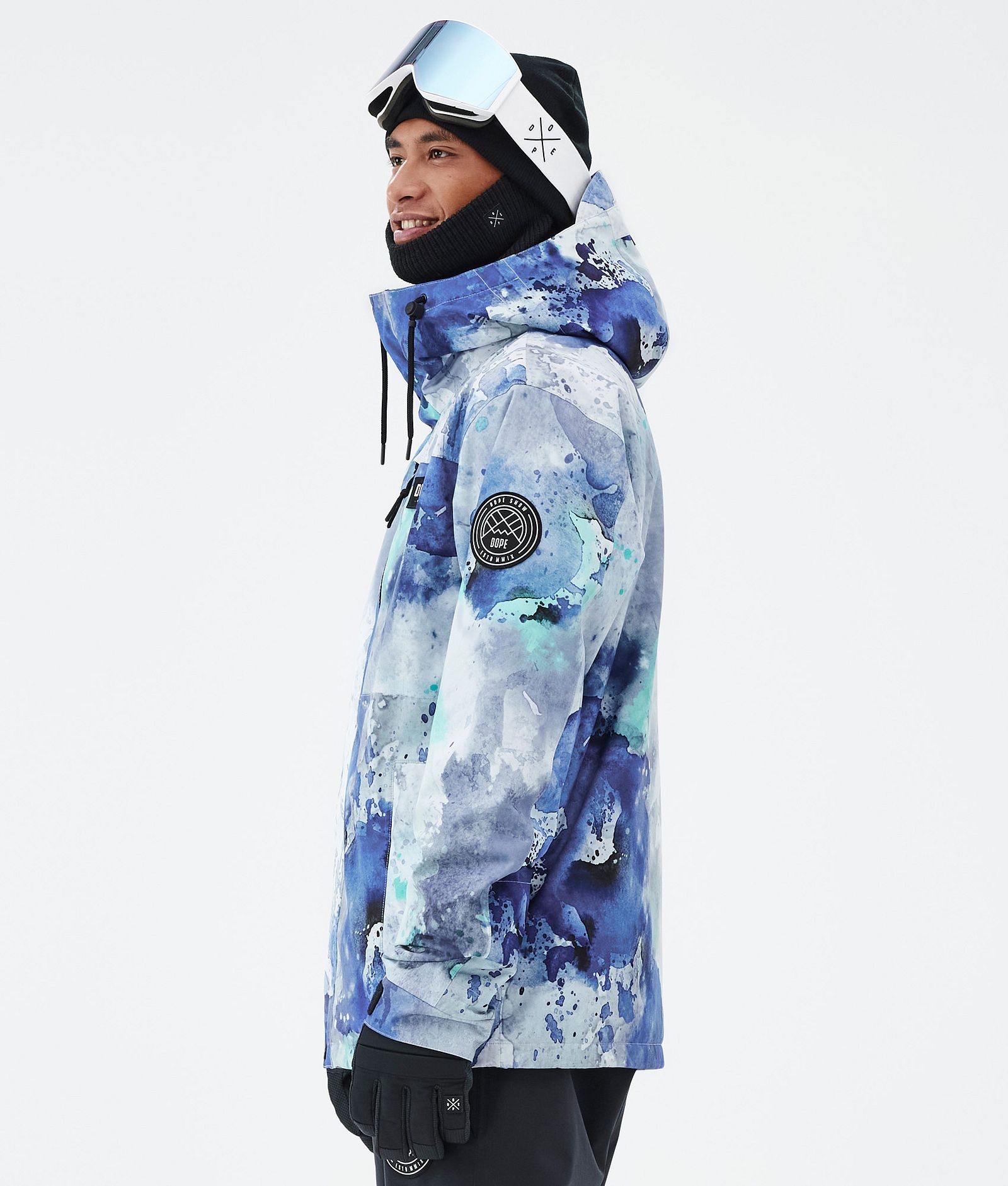 Dope Blizzard Full Zip Laskettelutakki Miehet Spray Blue Green, Kuva 5 / 9