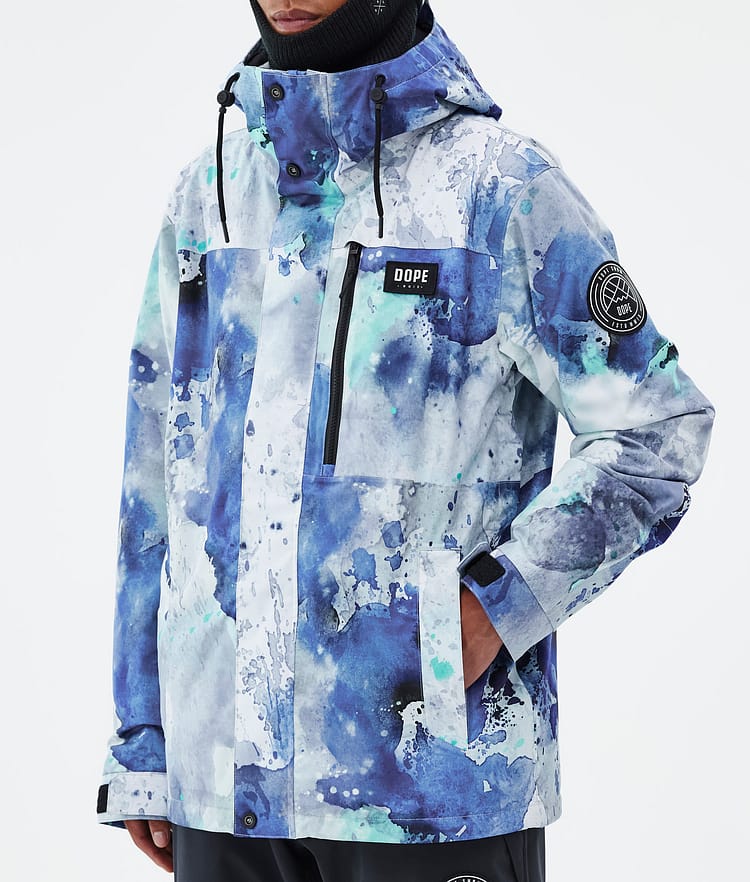 Dope Blizzard Full Zip Lumilautailutakki Miehet Spray Blue Green, Kuva 7 / 9
