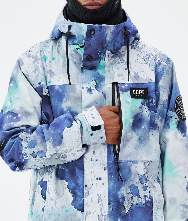 Dope Blizzard Full Zip Lumilautailutakki Miehet Spray Blue Green, Kuva 8 / 9