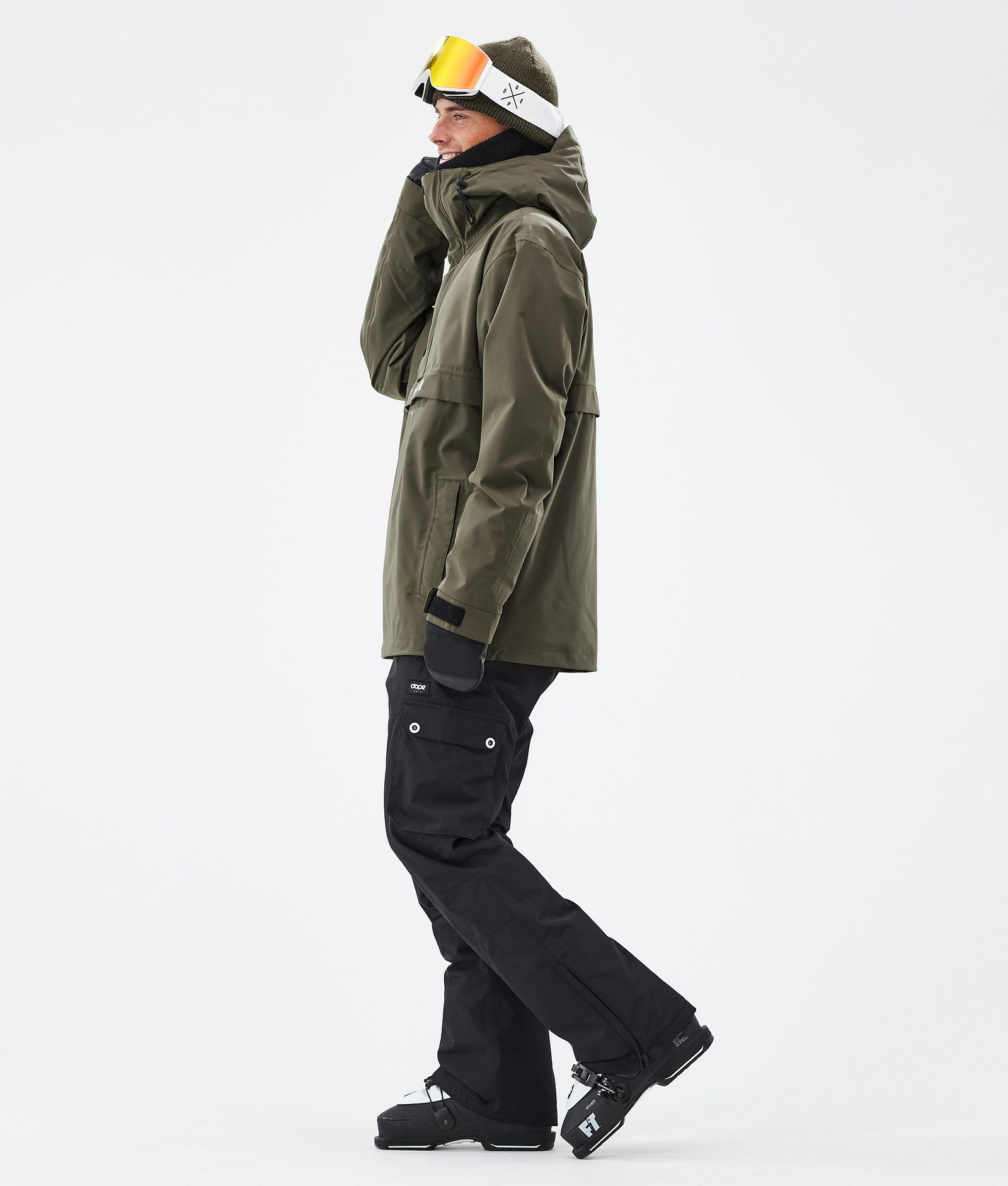 Dope Legacy Laskettelutakki Miehet Olive Green, Kuva 3 / 8