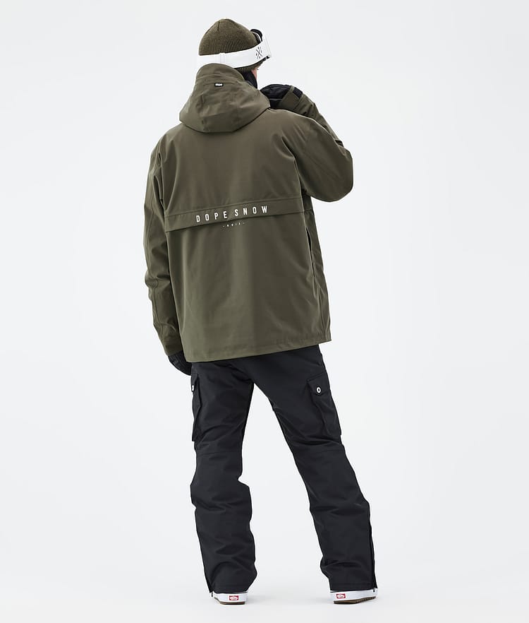 Dope Legacy Lumilautailutakki Miehet Olive Green, Kuva 4 / 8