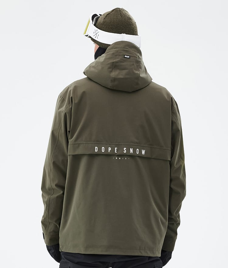 Dope Legacy Laskettelutakki Miehet Olive Green, Image 6 of 8
