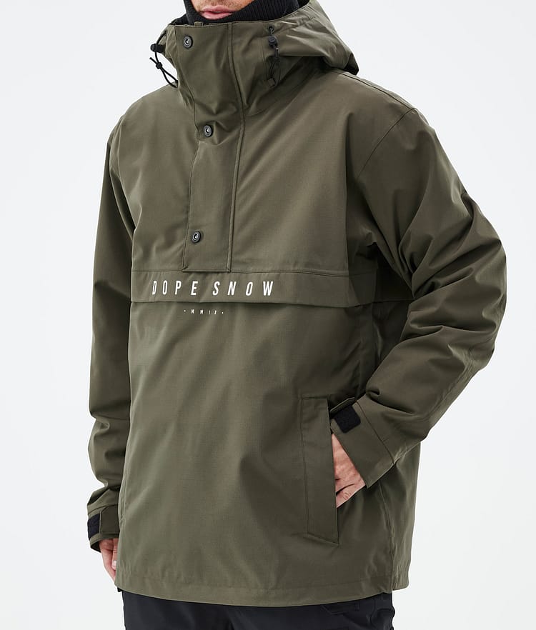 Dope Legacy Laskettelutakki Miehet Olive Green, Image 7 of 8