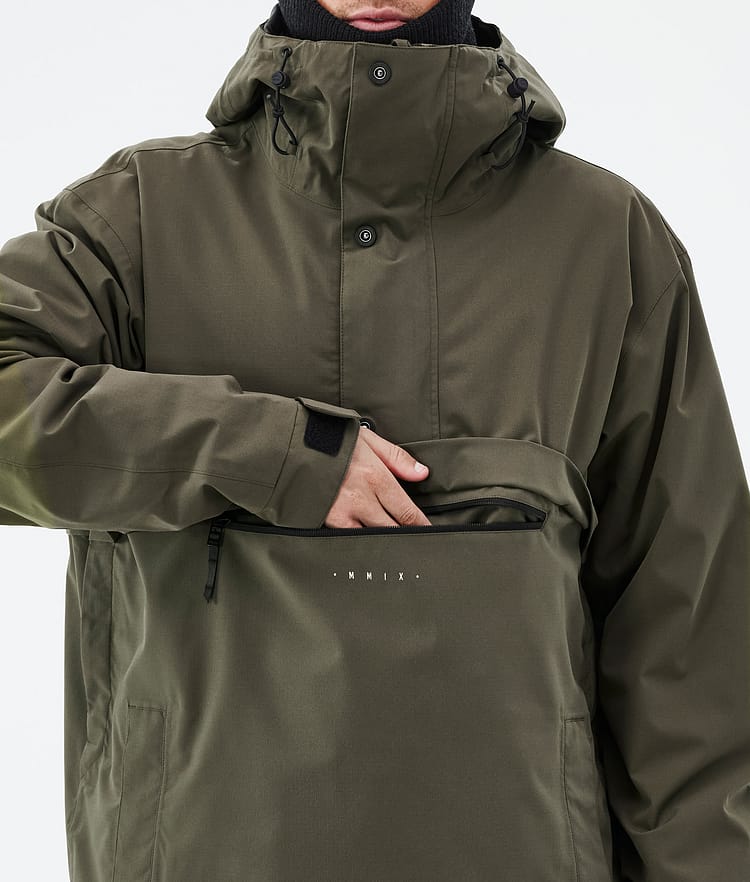 Dope Legacy Laskettelutakki Miehet Olive Green, Image 8 of 8