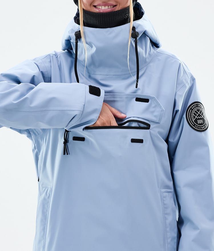 Dope Blizzard W Lumilautailutakki Naiset Light Blue, Kuva 8 / 8