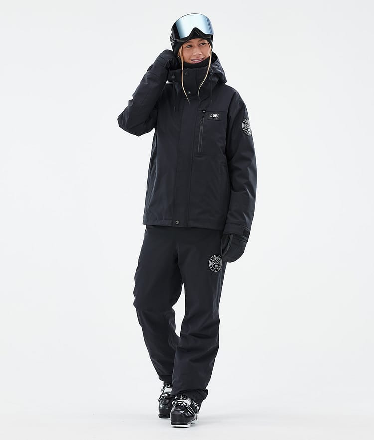 Dope Blizzard W Full Zip 24 Laskettelutakki Naiset Black, Kuva 3 / 10