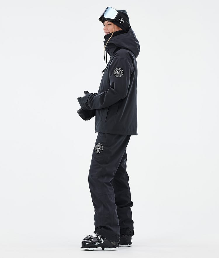 Dope Blizzard W Full Zip 24 Laskettelutakki Naiset Black, Kuva 4 / 10