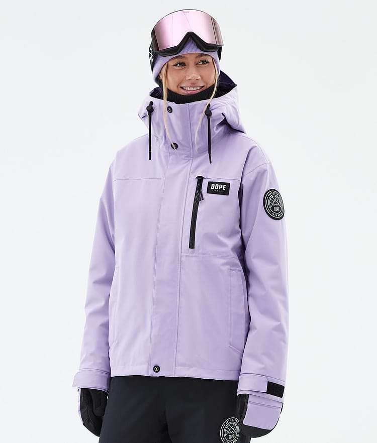 Dope Blizzard W Full Zip 24 Laskettelutakki Naiset Faded Violet, Kuva 1 / 10