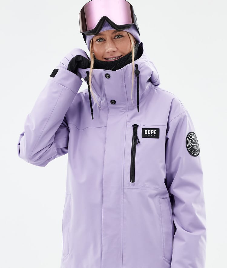 Dope Blizzard W Full Zip 24 Laskettelutakki Naiset Faded Violet, Kuva 2 / 10