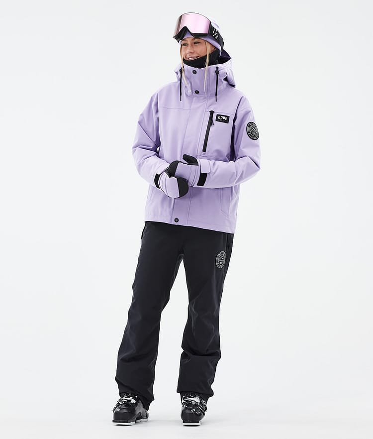 Dope Blizzard W Full Zip 24 Laskettelutakki Naiset Faded Violet, Kuva 3 / 10