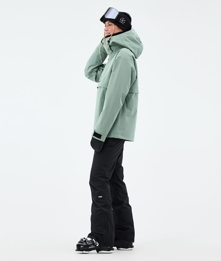 Dope Legacy W Laskettelutakki Naiset Faded Green, Kuva 3 / 8