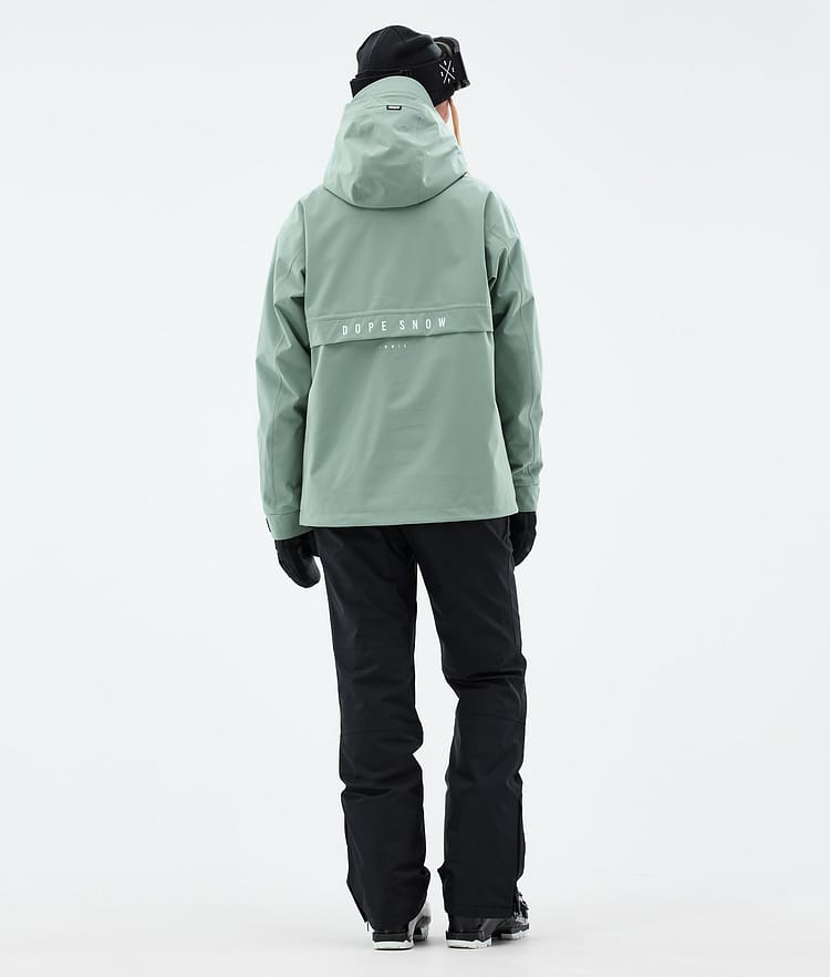 Dope Legacy W Laskettelutakki Naiset Faded Green, Kuva 4 / 8