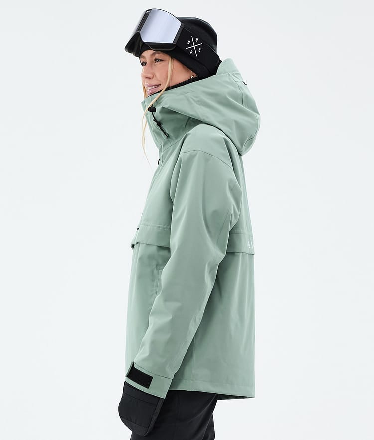 Dope Legacy W Lumilautailutakki Naiset Faded Green, Kuva 5 / 8