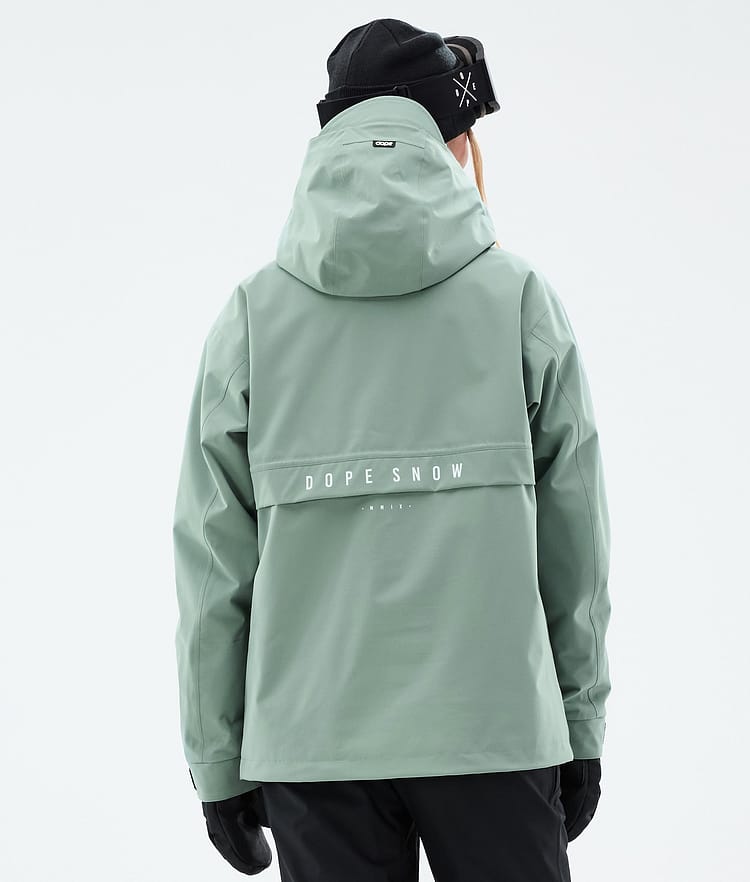 Dope Legacy W Lumilautailutakki Naiset Faded Green, Kuva 6 / 8