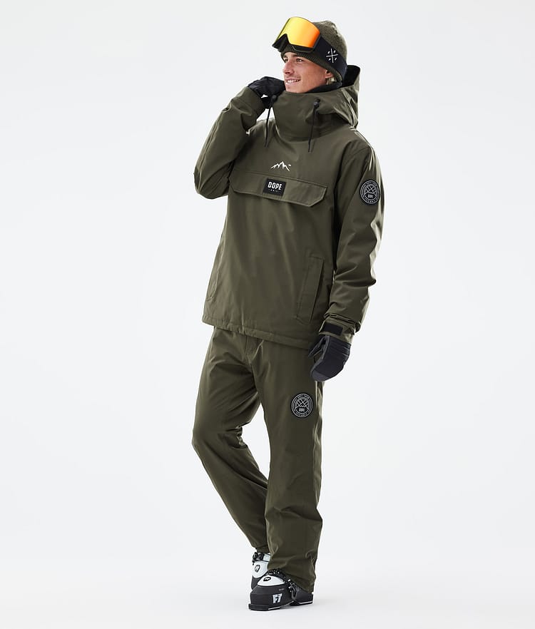 Dope Blizzard 2024 Lasketteluhousut Miehet Olive Green, Kuva 2 / 5