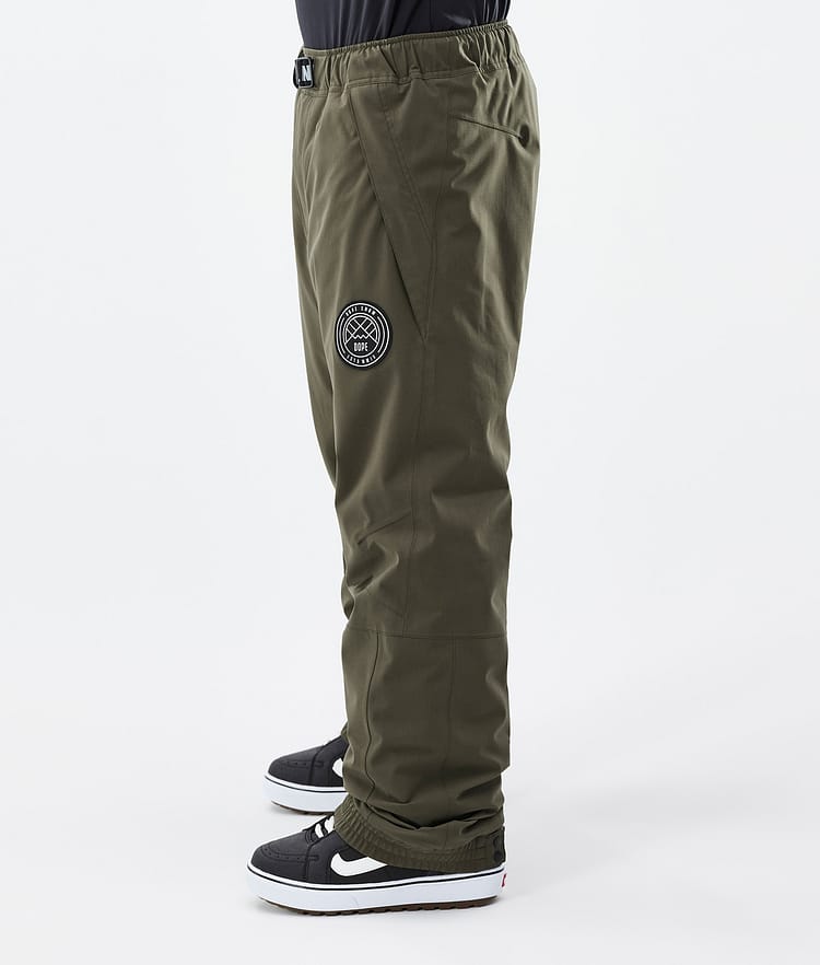 Dope Blizzard 2024 Lumilautailuhousut Miehet Olive Green, Kuva 3 / 5