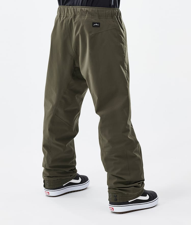 Dope Blizzard 2024 Lumilautailuhousut Miehet Olive Green, Kuva 4 / 5
