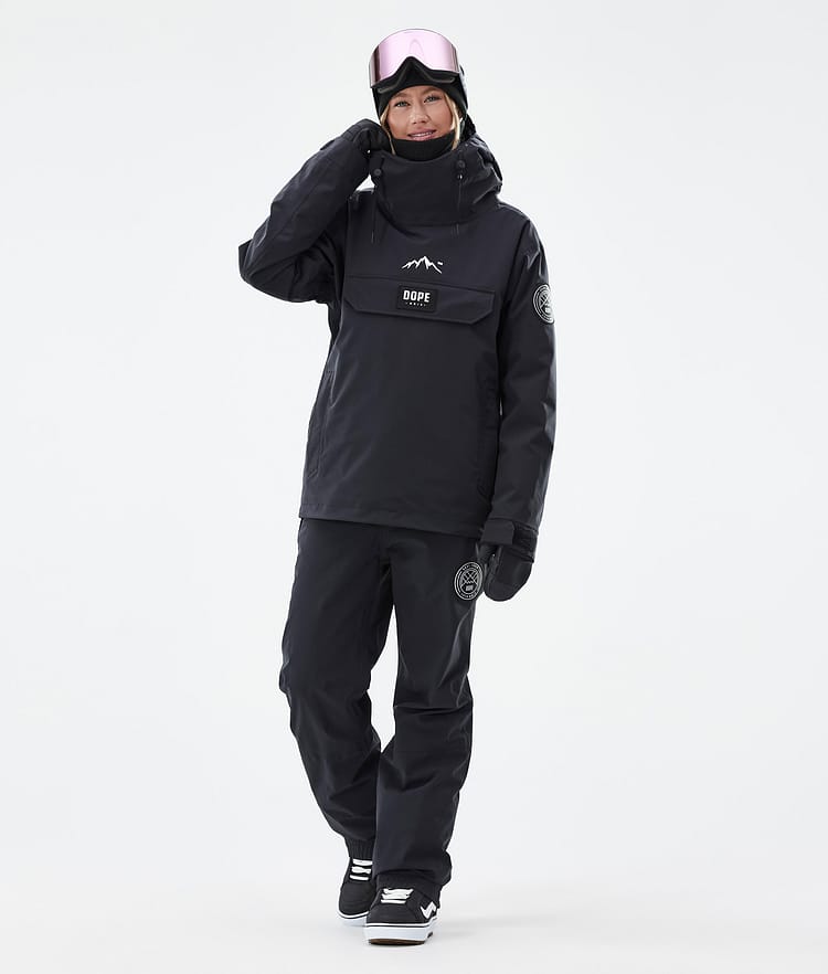 Dope Blizzard W 2024 Lumilautailuhousut Naiset Black, Kuva 2 / 5