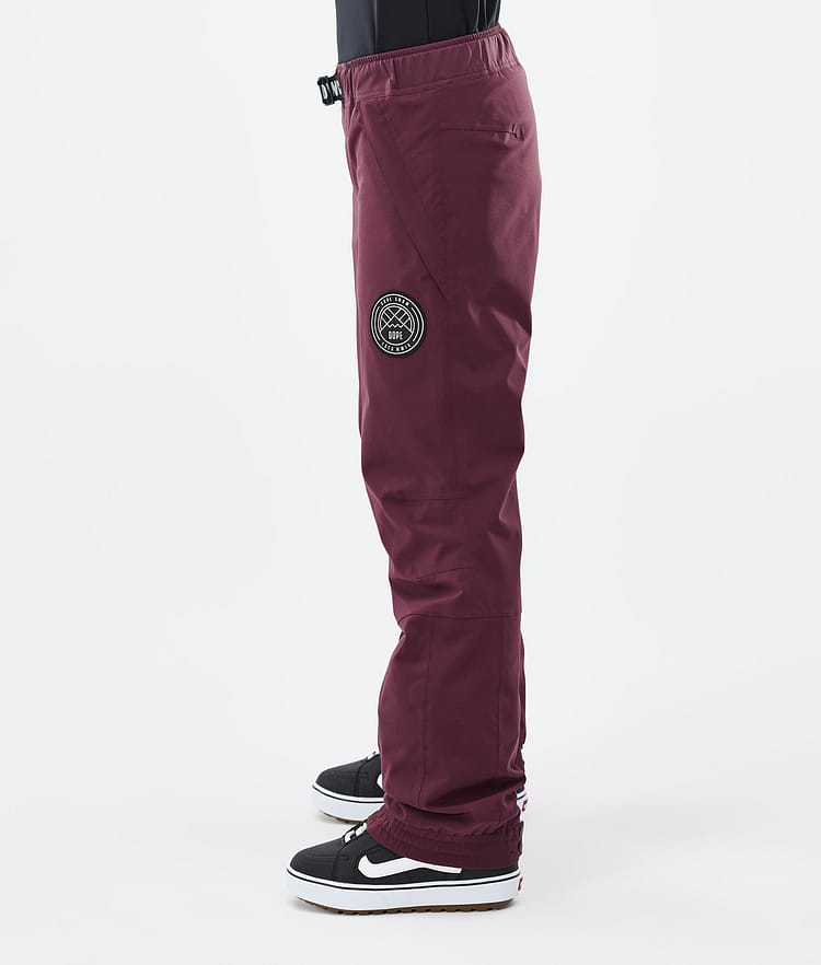 Dope Blizzard W 2024 Lumilautailuhousut Naiset Burgundy, Kuva 3 / 5