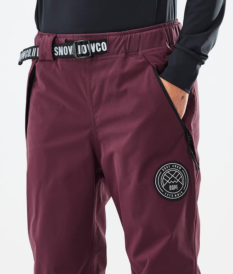 Dope Blizzard W 2024 Lumilautailuhousut Naiset Burgundy, Kuva 5 / 5