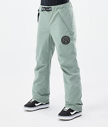 Dope Blizzard W 2024 Lumilautailuhousut Naiset Faded Green