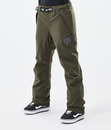 Dope Blizzard W 2024 Lumilautailuhousut Naiset Olive Green