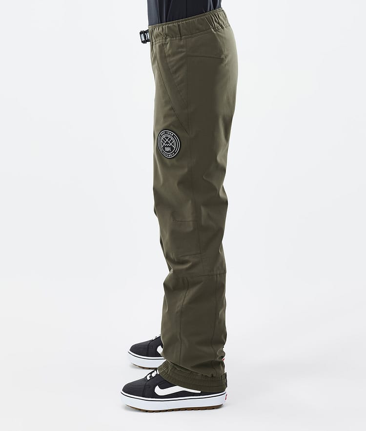 Dope Blizzard W 2024 Lumilautailuhousut Naiset Olive Green, Kuva 3 / 5